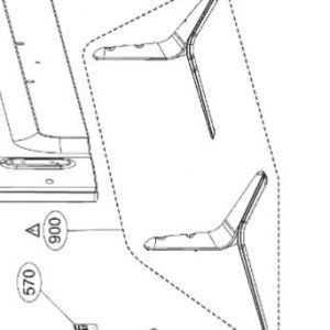 Fødder stand AAN74629303